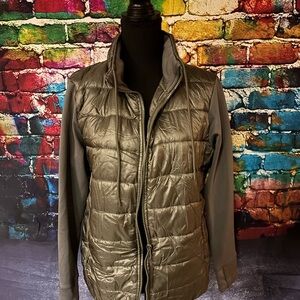 Women's Green Puffer Jacket
